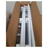 STARLATTA Foldable Drying Rack Clothing, 3-Tier Portable Clothes Drying Racks for Indoor & Outdoor, Anti-Rust Compact Laundry Rack Collapsible, White 28\' D x 10\' W x 35\' H - Retail: $23