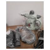 BISSELLÂ® Steam Shotâ¢ OmniReach handheld portable steam cleaner for tile, grout, windows, bathrooms, kitchens, fabric steaming tool - Retail: $55