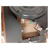 DAMAGE SEE PHOTOS, POWERS ON Vinyl Record Player 3-Speed Bluetooth Portable Suitcase Records Player with 2 Built-in Stereo Speakers, Belt-Driven Turntable for Vinyl Records, Support RCA Line Out, AUX 