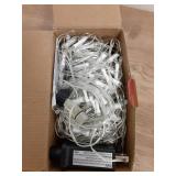 LYHOPE 12ft x 5ft 360 LED Christmas Net Lights, 8 Modes Low Voltage Mesh Christmas Decorative Lights for Xmas Trees, Bushes, Wedding, Garden, Outdoor, Indoor Decor (Multi-Color) - Retail: $22