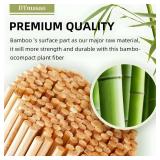 DTmasao 200PCS 6 inch Bamboo Skewers for wooden sticksï¼ BBQï¼Appetiserï¼Fruitï¼Cocktailï¼Kabobï¼Chocolate Fountainï¼Grillingï¼Kitchenï¼crafting and Party. Î¦=3mm