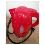 OVENTE Electric Kettle, 1.7L Fast Boiling Water Heater for Coffee or Tea, BPA Free with Water Level Gauge, Auto Shut-Off, Boil-Dry Protection, Indicator Light and Removable Filter, Red KP72R - Retail: