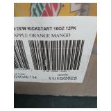 Mountain Dew Kickstart  Pineapple Orange Mango  16 Fl Oz (12 Count)