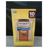 Snyder s of Hanover Pretzels  Snaps 100 Calorie Packs  10 Ct Multipack