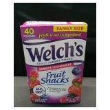 WELCH'S Fruit Snacks Berries 'n Cherries - 32oz/40ct