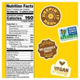 2 pk Back to Nature Fudge Striped Cookies, Plant-Based, Non-GMO, Made with Wheat Flour, Snack Happy, 7.7 oz Box