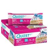 BIRTHDAY CAKE COATED PROTEIN BAR, 12 ct