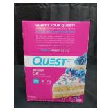 BIRTHDAY CAKE COATED PROTEIN BAR, 12 ct