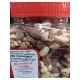 Fisher Snack Oven Roasted Never Fried Mixed Nuts with Peanuts, 24 Ounces, Peanuts, Almonds, Cashews, Pistachios, Pecans, Made With Sea Salt, Non-GMO, No Oils, Artificial Ingredients or Preservatives (