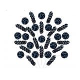 Wellspring Nutrition Black & White Zebra Lollipops Box, 32 ct