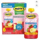 Mott's Fruit Smoothie Strawberry Banana 4-Pack