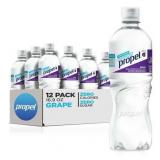 Propel WATER BEVERAGE WITH ELECTROLYTES & VITAMINS, GRAPE 16.9 Oz Bottles, 12 pk