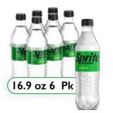 Sprite Zero Sugar Lemon Lime Soda Pop  16.9 fl oz  6 Pack Bottles (NO VISIBLE DATE)
