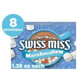 Swiss Miss Chocolate Hot Cocoa Mix With Marshmallows  1.38 oz.  8-Count Envelopes