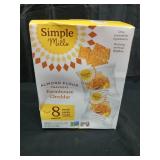 Simple Mills Almond Flour Crackers Snack Packs, Farmhouse Cheddar, Gluten Free, Flax Seed, Sunflower Seeds, Corn Free, Good for Snacks, 6.5 oz, Pack of 1 (8 Bags per Box)