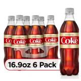 Diet Coke Caffeine-Free Bottles, 16.9 fl oz, 6 Pack (BB JAN 14, 2026)