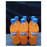 Fanta Orange Fruit Soda Pop  16.9 fl oz  6 Pack Bottles