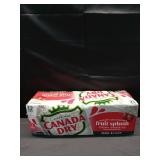 Canada Dry Caffeine Free Zero Sugar Fruit Splash Cherry Ginger Ale Soda Pop  12 fl oz  12 Pack Cans