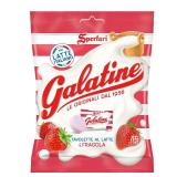 Sperlari Galatine Strawberry Milk Candy Bags, Individually Wrapped Strawberry Flavored Powdered Milk Italian Tablets, 115 gr / 4.05 Ounce Bag (1-Pack)