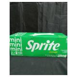 Sprite Lemon Lime Mini Soda Pop Soft Drink  7.5 fl oz  10 Pack Cans