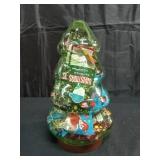 45 Pack Christmas Lollipops ndividually Wrapped Packed In A Tree Jar Holiday Themed Hat, Snowman, Snowflake Suckers Strawberry, Tutti Frutti, Blue Raspberry Flavors