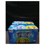 2 pk CAPRI SUN READY TO DRINK SOFT DRINK STRAWBERRY KIWI 10 Pouches Each