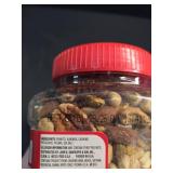 Fisher Snack Oven Roasted Never Fried Mixed Nuts with Peanuts, 24 Ounces, Peanuts, Almonds, Cashews, Pistachios, Pecans, Made With Sea Salt, Non-GMO, No Oils, Artificial Ingredients or Preservatives