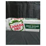 Canada Dry Caffeine Free Zero Sugar Ginger Ale Soda Pop  12 fl oz  12 Pack Cans