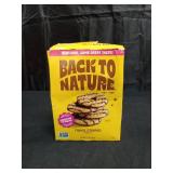 Back to Nature Fudge Striped Cookies, Plant-Based, Non-GMO, Made with Wheat Flour, Snack Happy, 7.7 oz Box