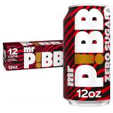 Mr. Pibb Zero Sugar Cherry Soda Pop Fridge Pack Cans, 12 fl oz, 12 Pack