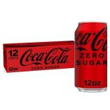 Coke Zero Sugar Diet Soda Soft Drink, 12 fl oz, 12 Pack