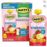 Mott's Fruit Smoothie Strawberry Banana 4-Pack