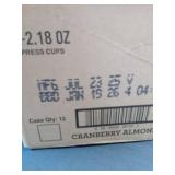 12 pk QUAKER CRANBERRY ALMOND PROTEIN INSTANT OATMEAL CUPS