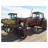 International Hydro 186 Farm Tractor