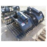 Stout HD72-3-Open Skid Steer Mount Rock/Brush Grap