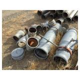 Group of Misc 10” Elbows, Reducers & T