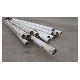 (19) 8" Gated PVC Pipe