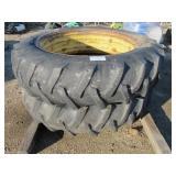 (2) 13.6-38 Tractor Tires and Rims