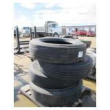 (4) 285/75R24.5 Truck Tir