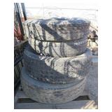 Pallet of Misc. Truck Tires