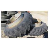 (2) 18.4-38 Snap On Duals