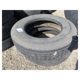 (2) 11R24.5 Truck Tires