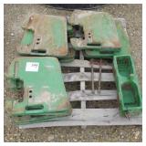 John Deere (12) Suitcase Weights & Bracket