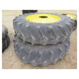 (2) 18.4-38 Tractor Tires & Wheels