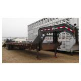 12 Ton Gooseneck Flatbed Equipment Trail