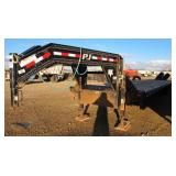 12 Ton Gooseneck Flatbed Equipment Trail