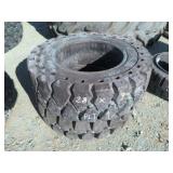 (2) 28x9-15 Solid Rubber Tires