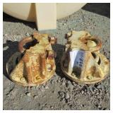 (2) Tractor Hubs