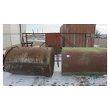 (2) 500 Gallon Fuel Tanks and Stand