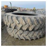 (2) 18.4R46 Tractor Tires